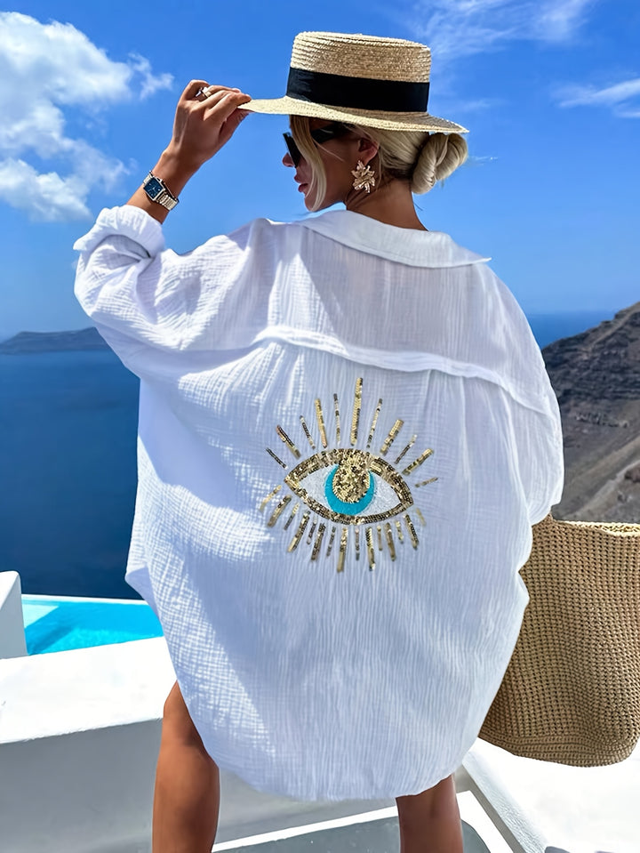 Catherine – Elegant French-Style Loose Fit Shirt
