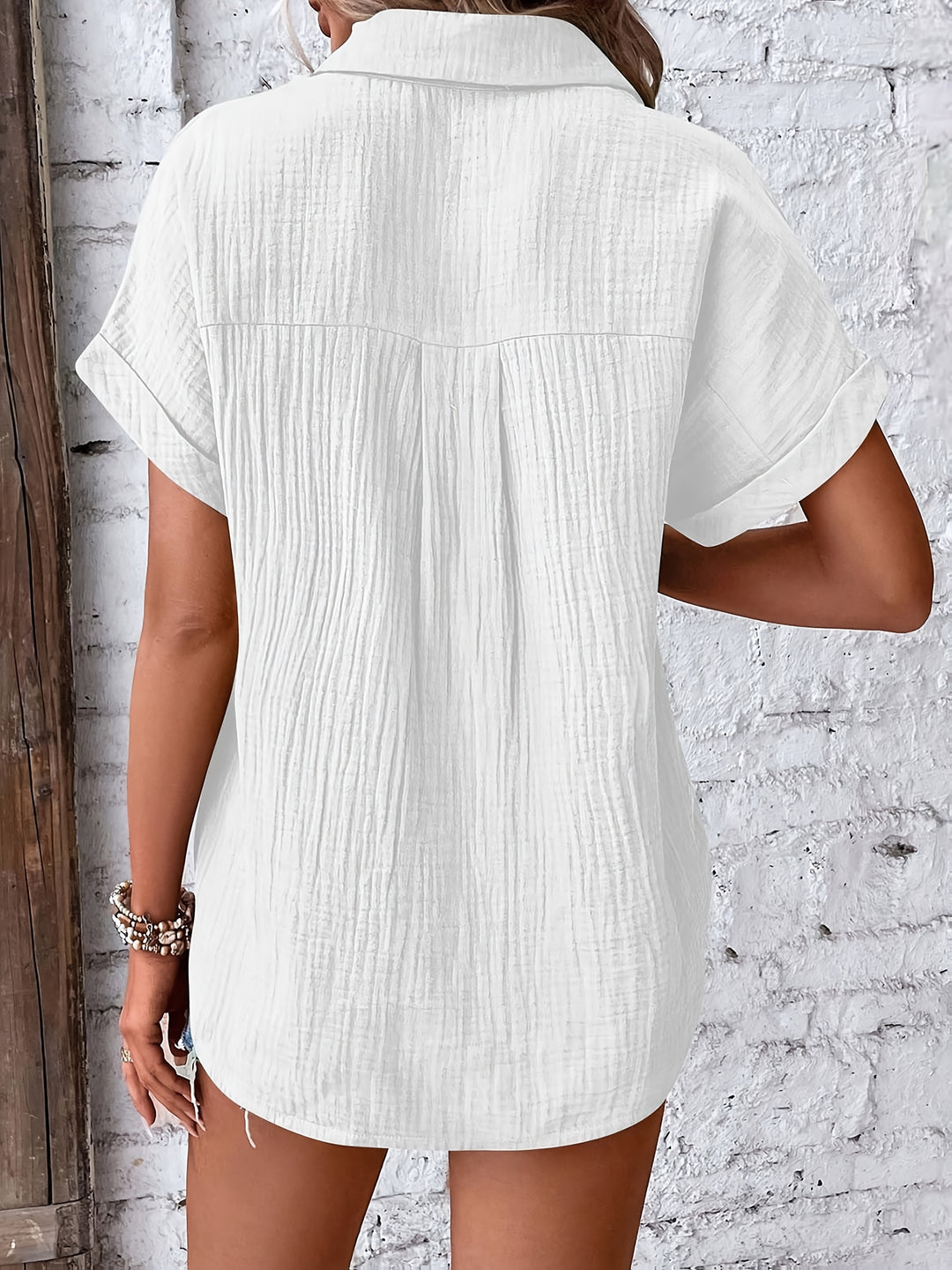 Natalie – Collared Casual Summer Shirt