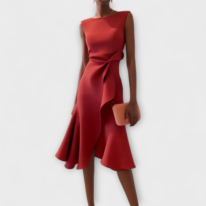 Amanda – Sophisticated Midi Dress