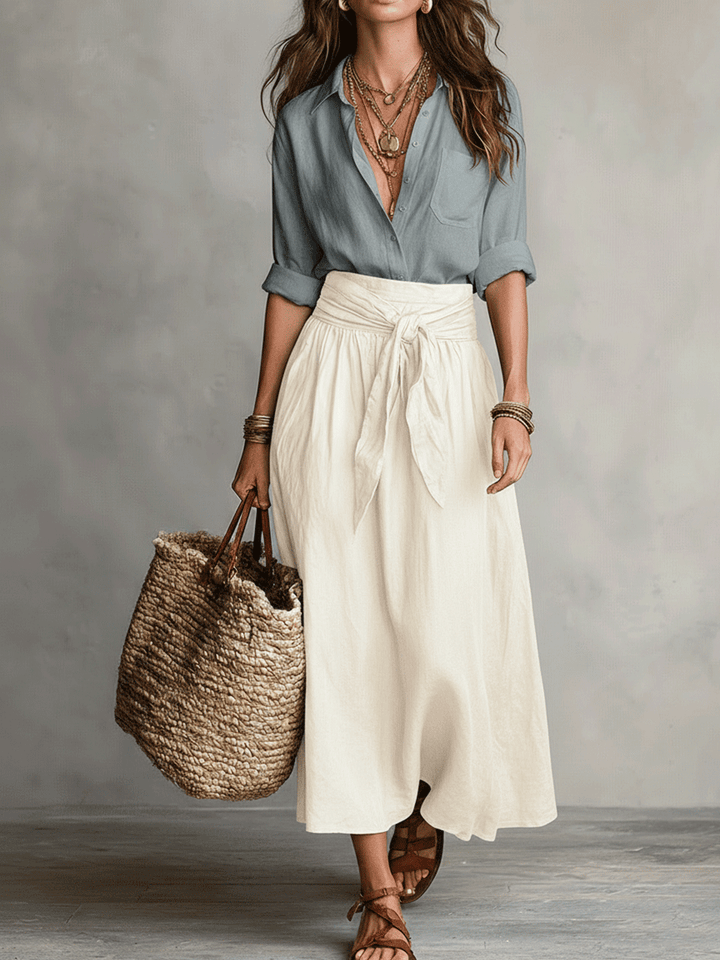 Kelly – Effortless Elegance Boho Skirt Set