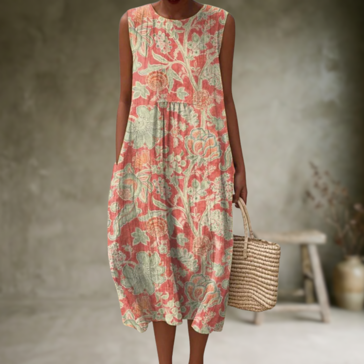 Douglas – Natia Cotton Midi Dress