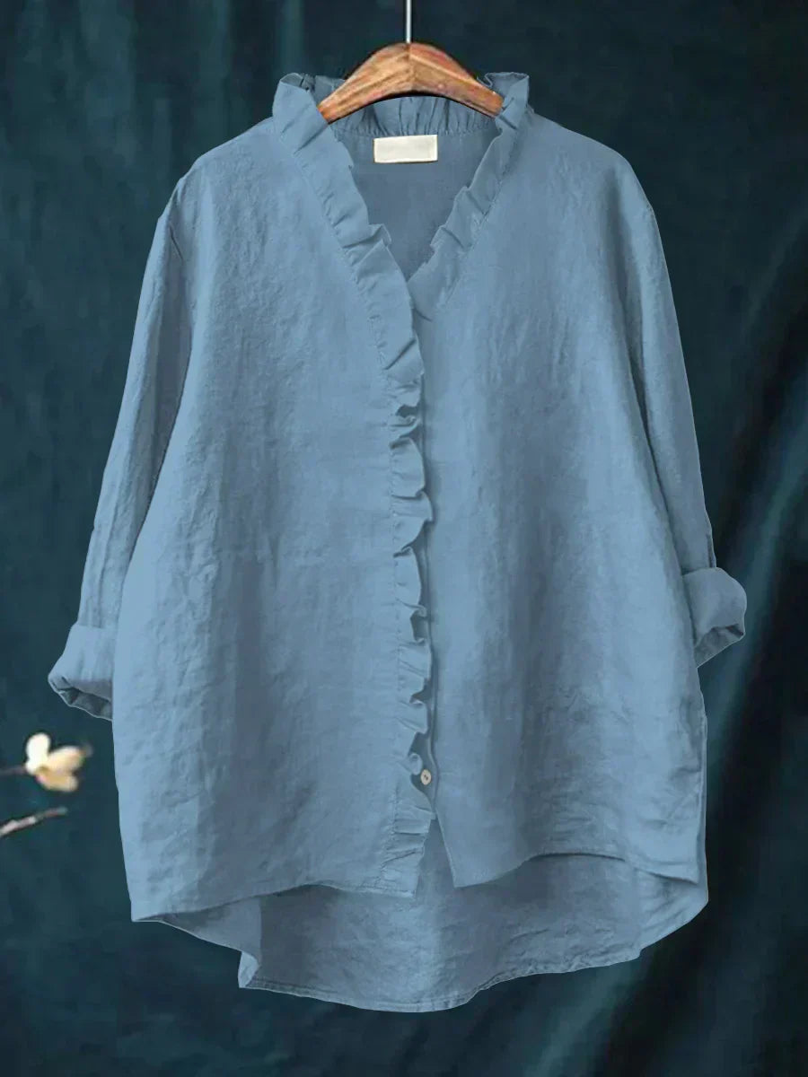 Cheryl – Lightweight Ruffled Blouse