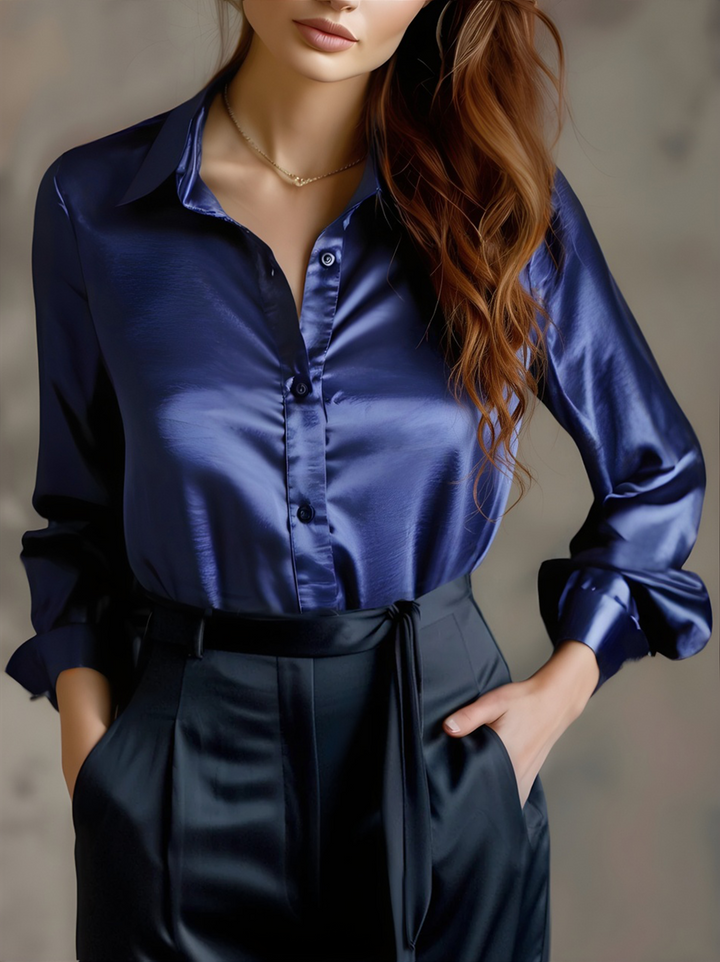Lori – Elegant Satin Blouse