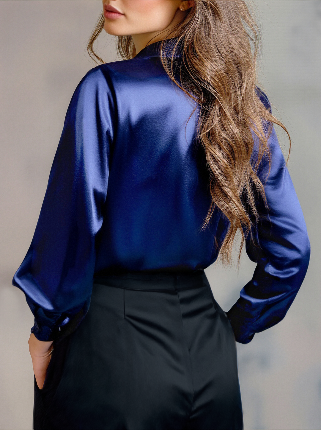 Lori – Elegant Satin Blouse