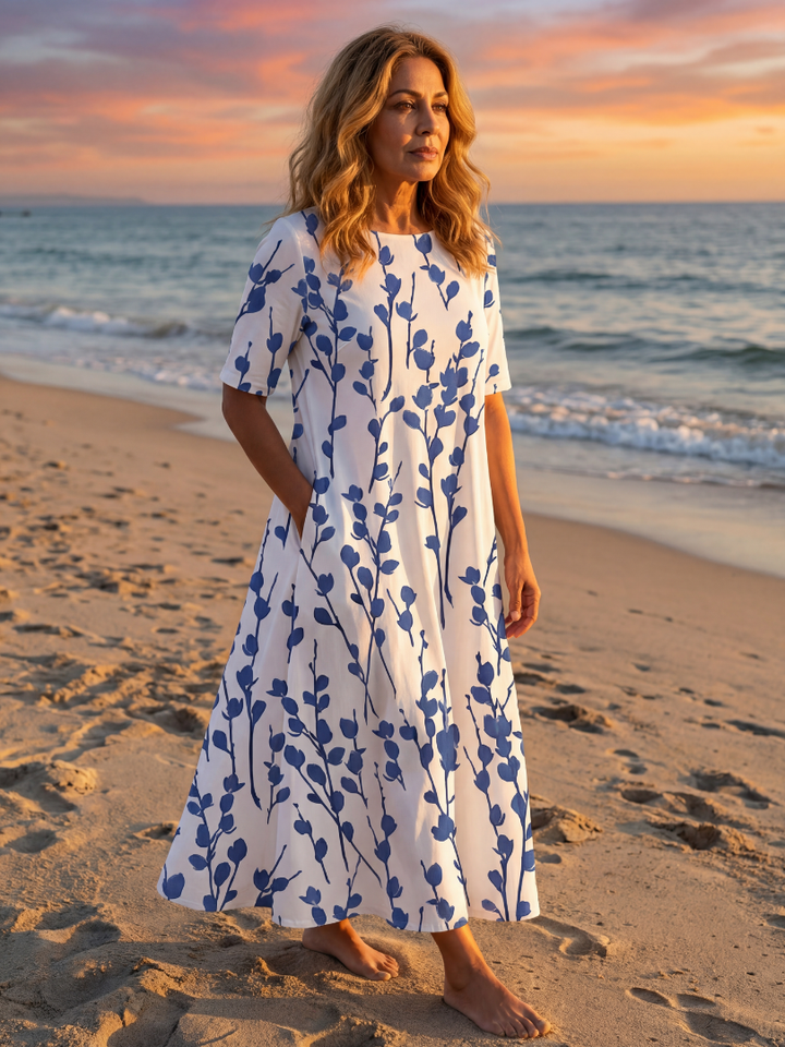 Nancy – Floral Midi Dress