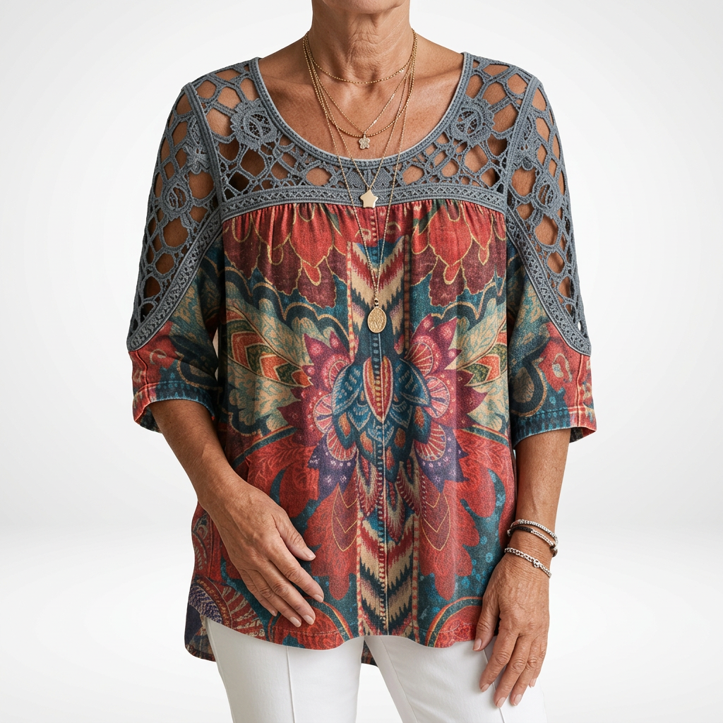 Brittany – Ethnic Bohemian Blouse