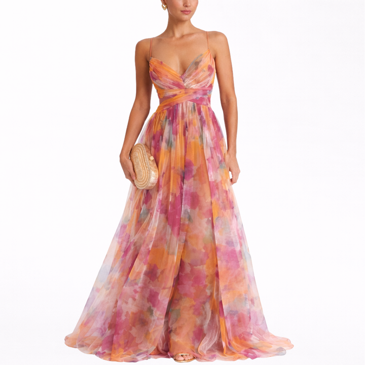 Christine – Floral Maxi Dress