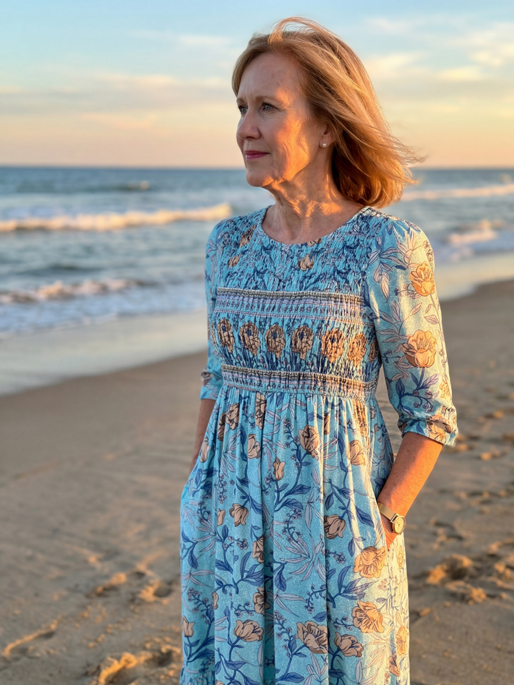 Jacqueline – Floral Midi Dress