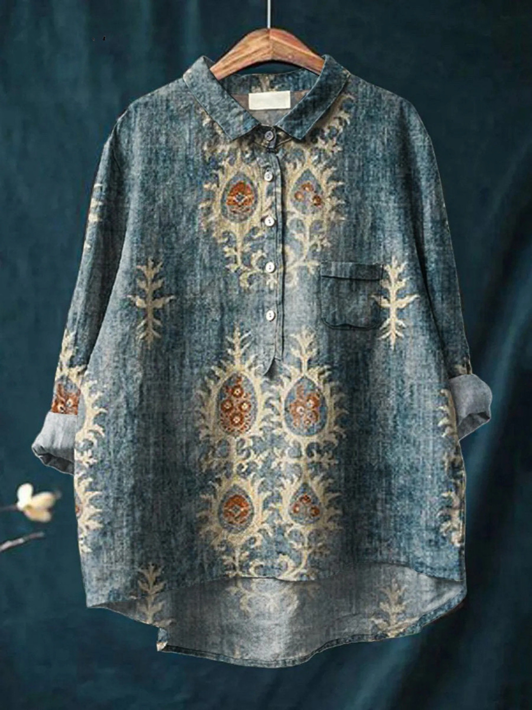 Karen™ | Vintage Ethnic Floral Casual Shirt