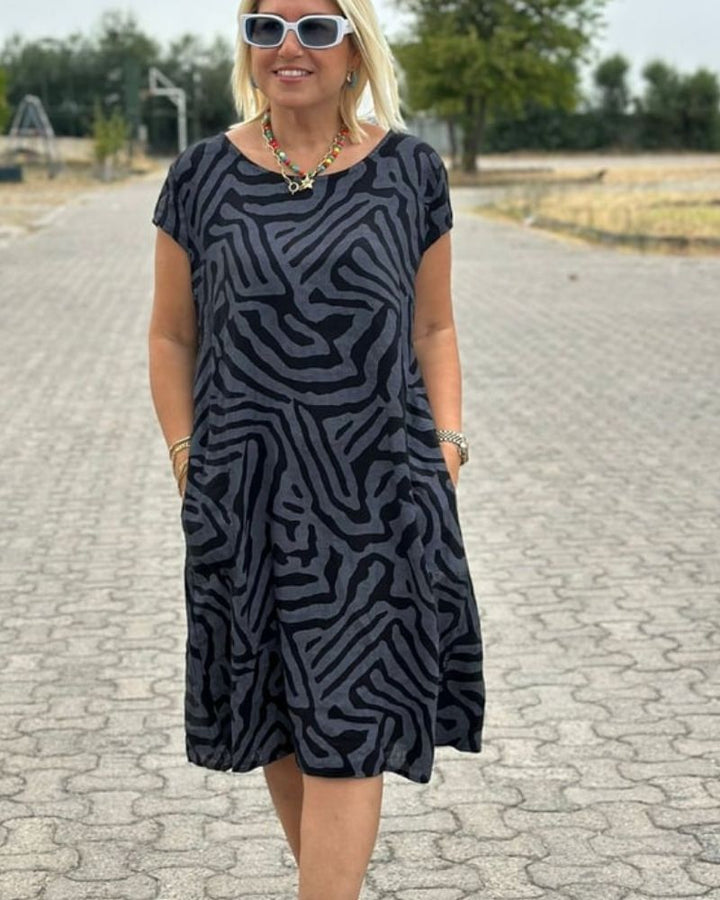 Isabella – Summer Round Neck Dress