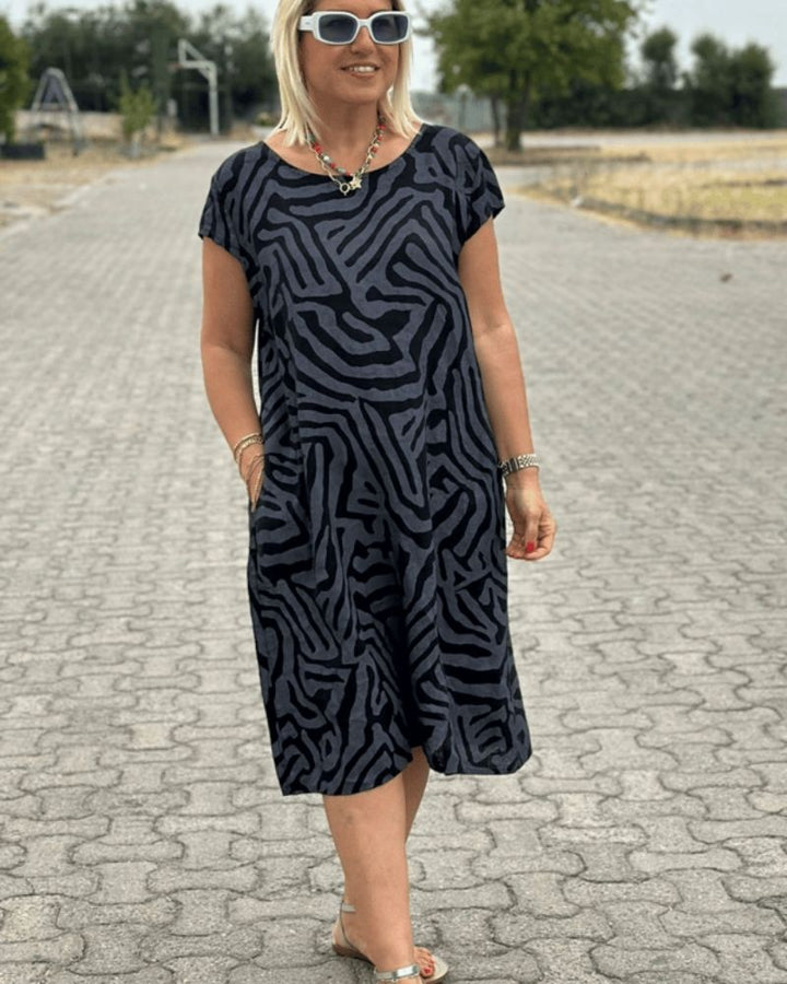 Isabella – Summer Round Neck Dress