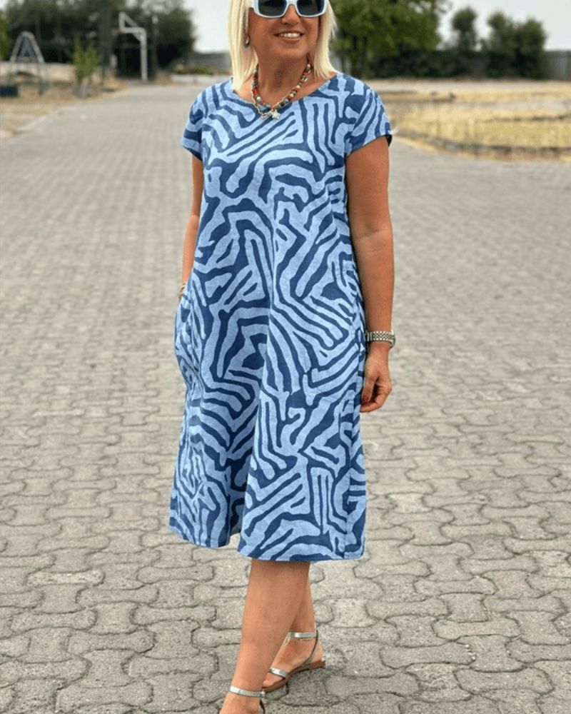 Isabella – Summer Round Neck Dress