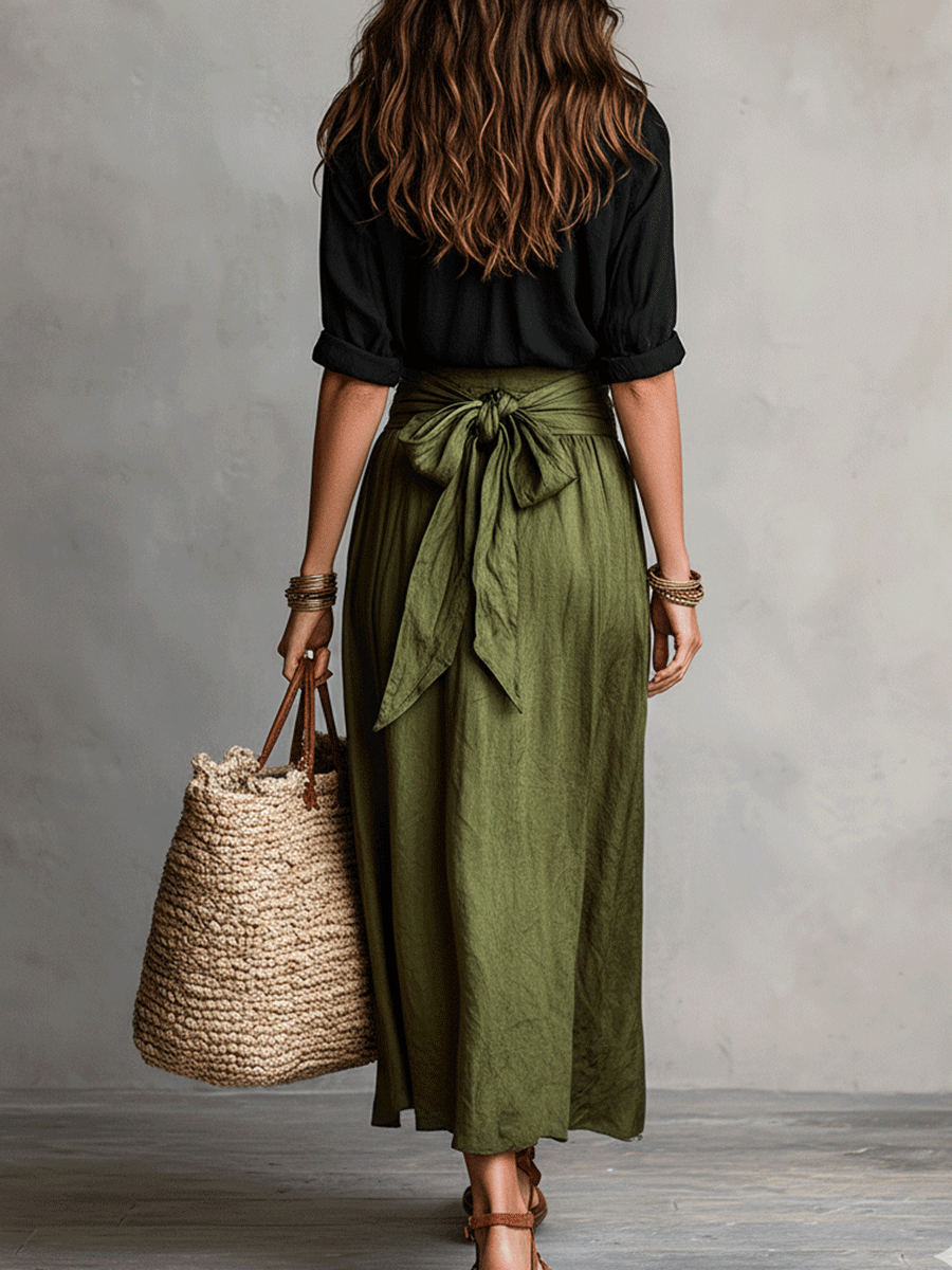 Kelly – Effortless Elegance Boho Skirt Set