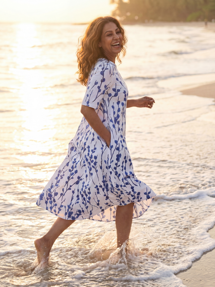 Nancy – Floral Midi Dress