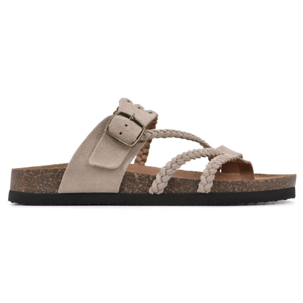 Sophia – Braided Cork Sandals