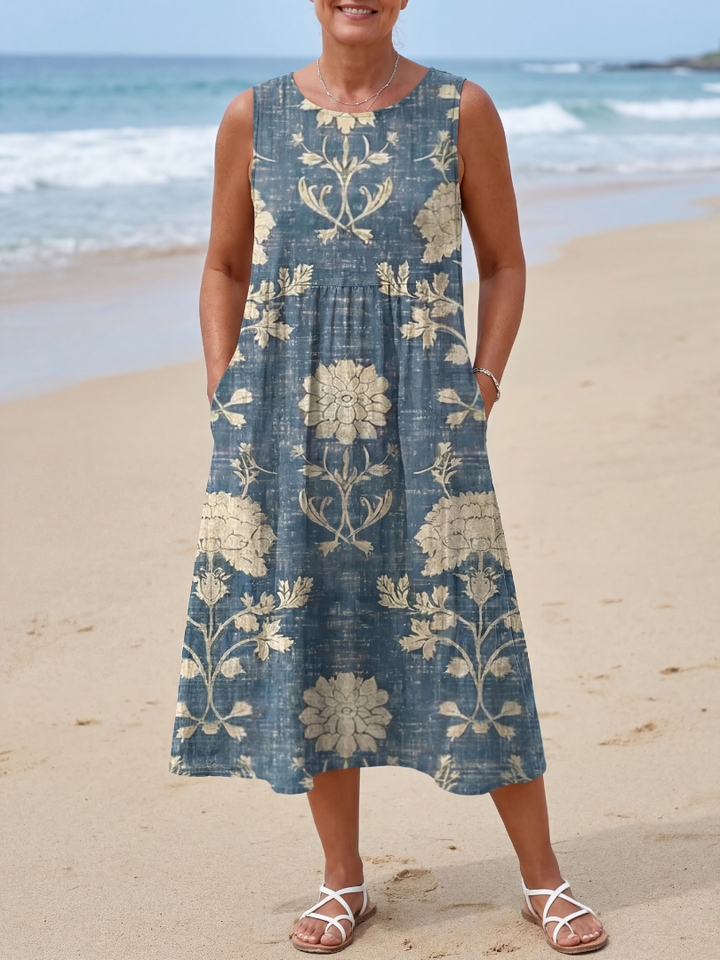 Sandra – Floral Midi Dress