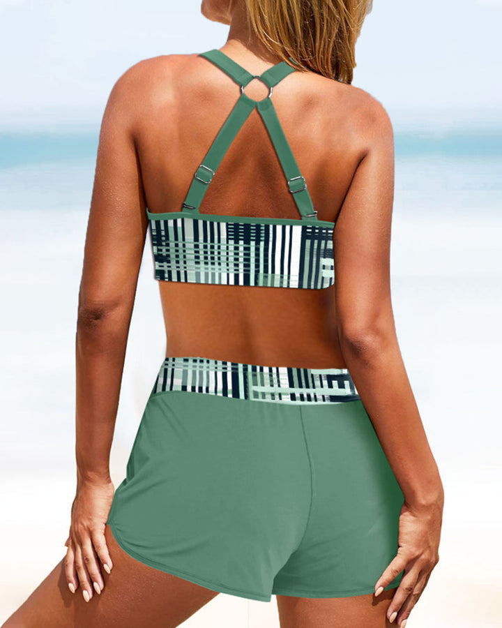 Heather – High-Waist Ribbed Bikini