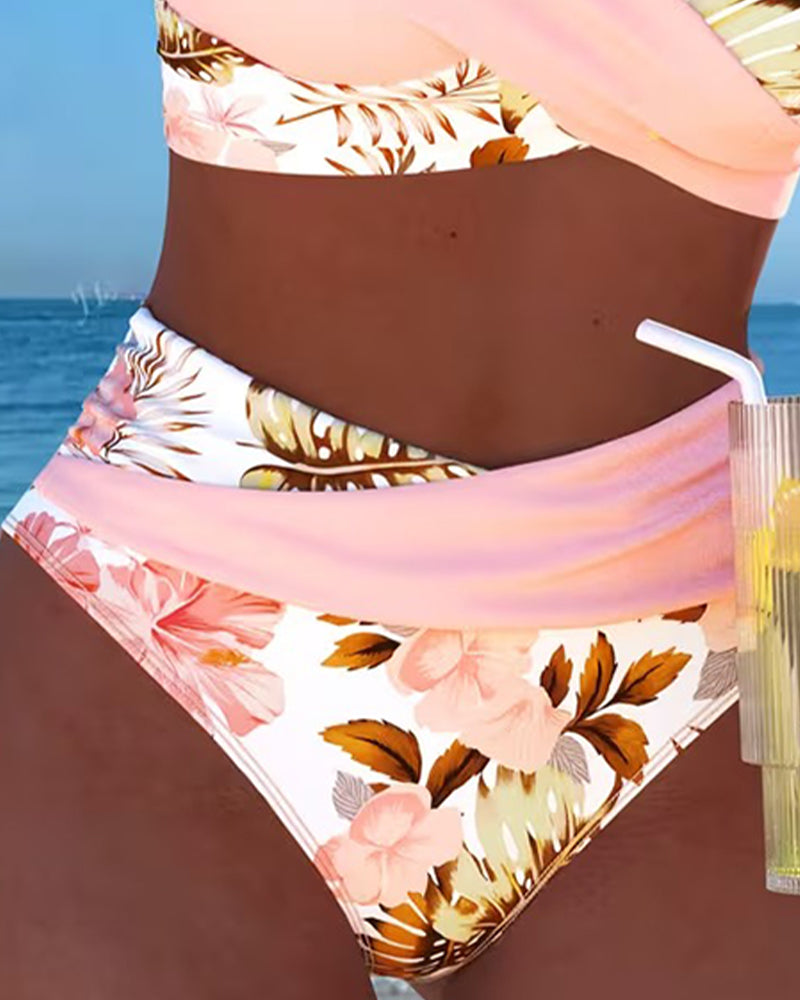 Julie – Floral Contrast Bikini