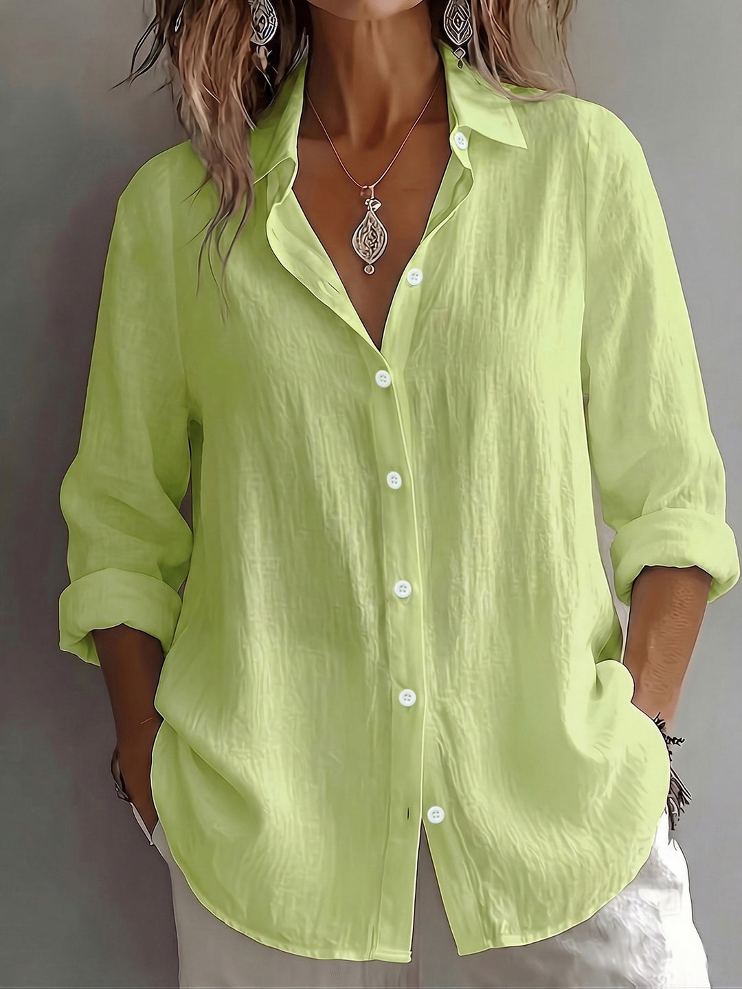 Heather – Women's Elegant Linen Top