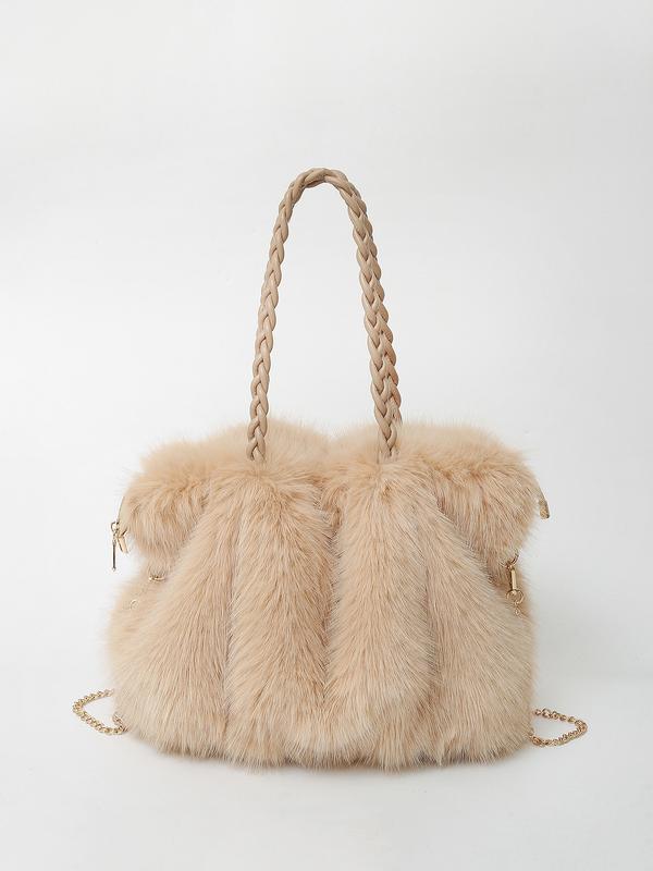 CHARLOTTE™ - Versatile Plush Velvet Shoulder Tote Bag