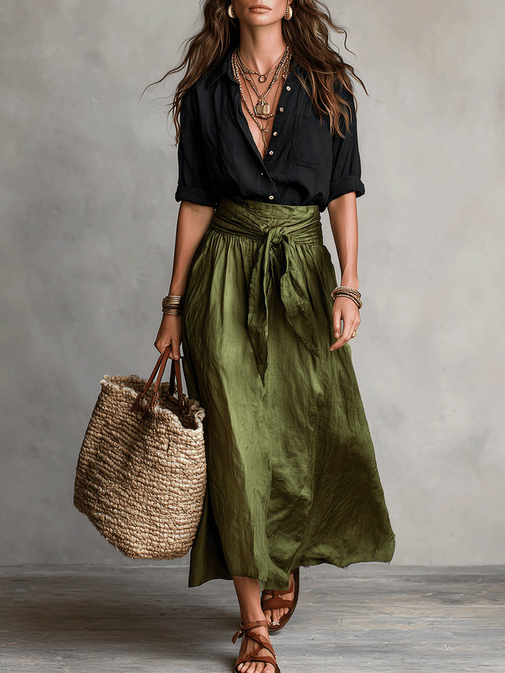 Kelly – Effortless Elegance Boho Skirt Set