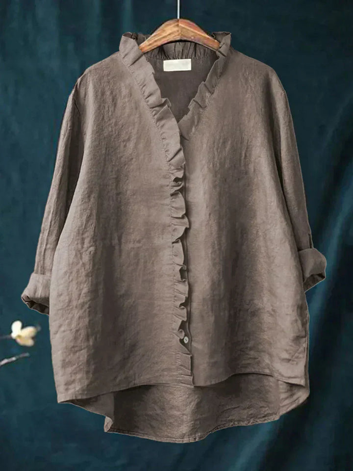 Cheryl – Lightweight Ruffled Blouse