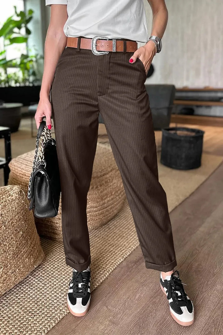 Betty – Elegant Striped Trousers