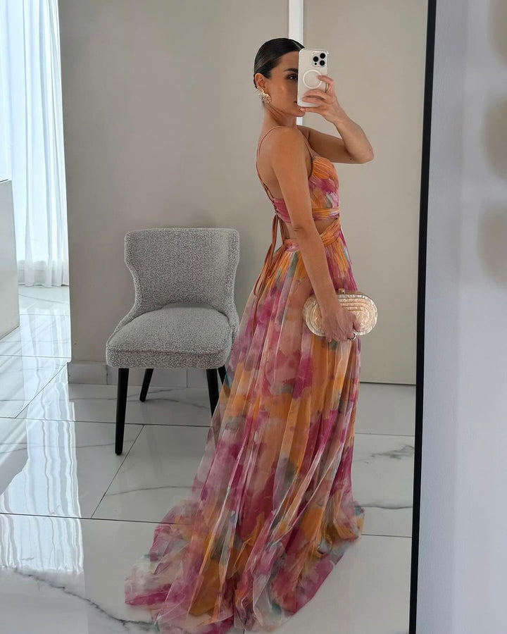 Christine – Floral Maxi Dress