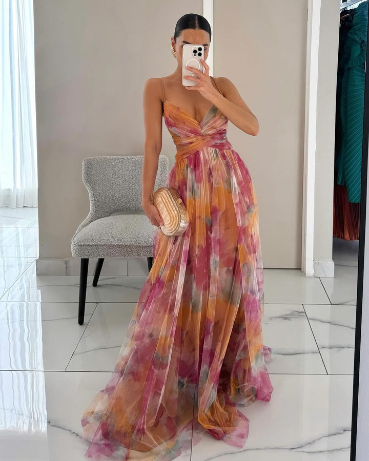 Christine – Floral Maxi Dress