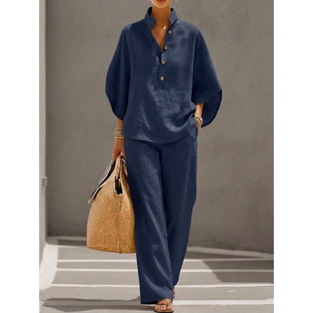 Nancy – Elegant Cotton Linen Set