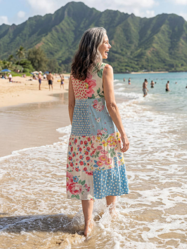 Victoria – Floral Midi Dress