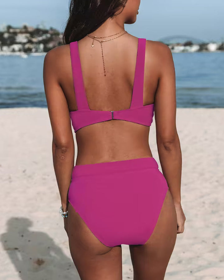 Sandra – High-Waist One-Piece Swimsuit