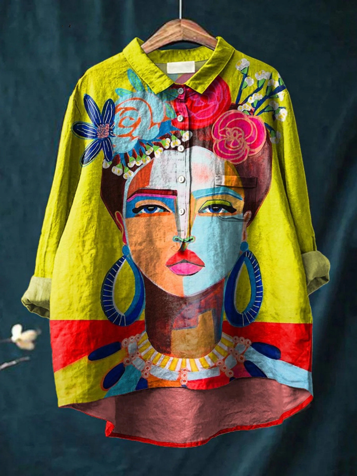 Lauren™ | Freda Portrait Oil Painting Shirt