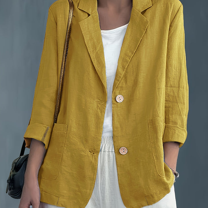 Margaret – Casual Cotton Blazer