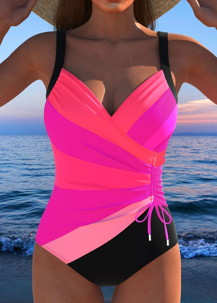 Samantha – Luxe Surplice Swimsuit
