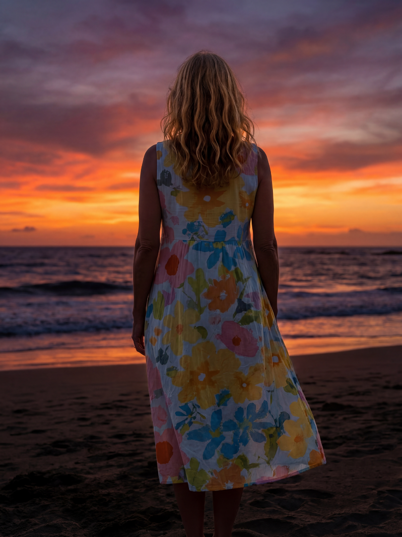 Debra – Textured Midi Robe