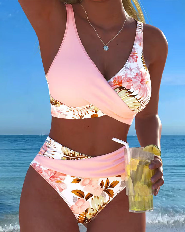 Julie – Floral Contrast Bikini