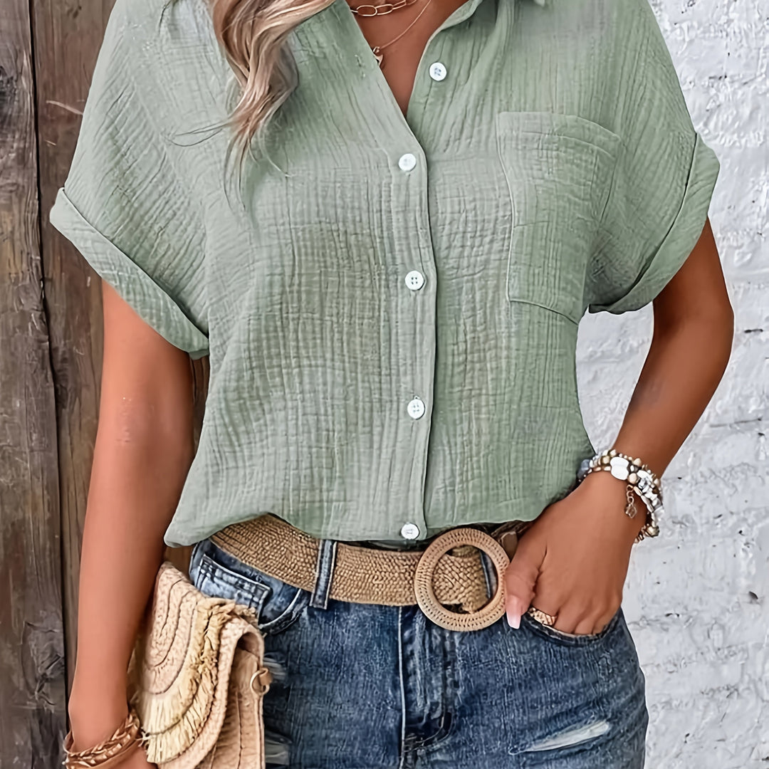 Angela – Women's Collared Casual Shirt
