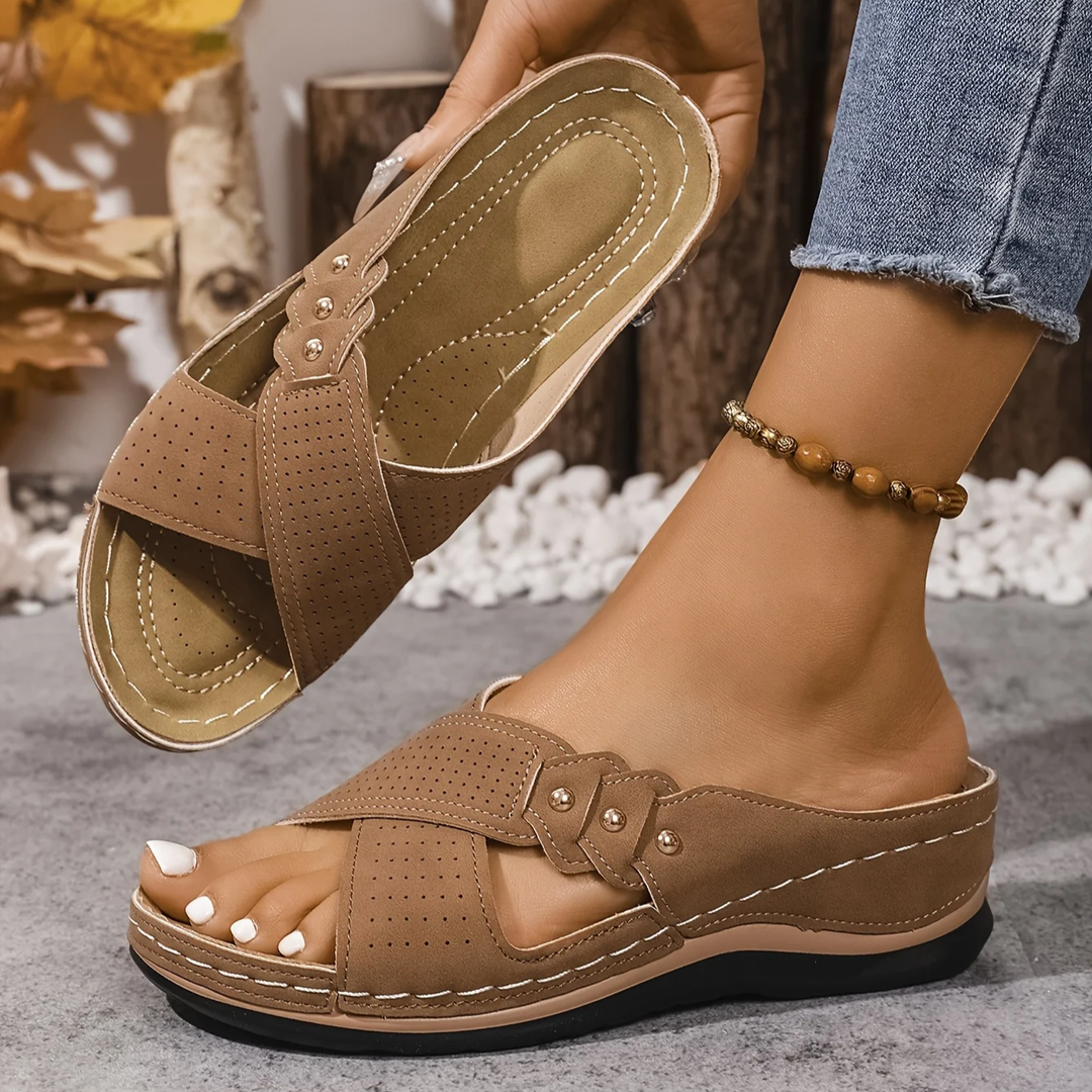 Michelle – Orthopedic Wedge Sandals