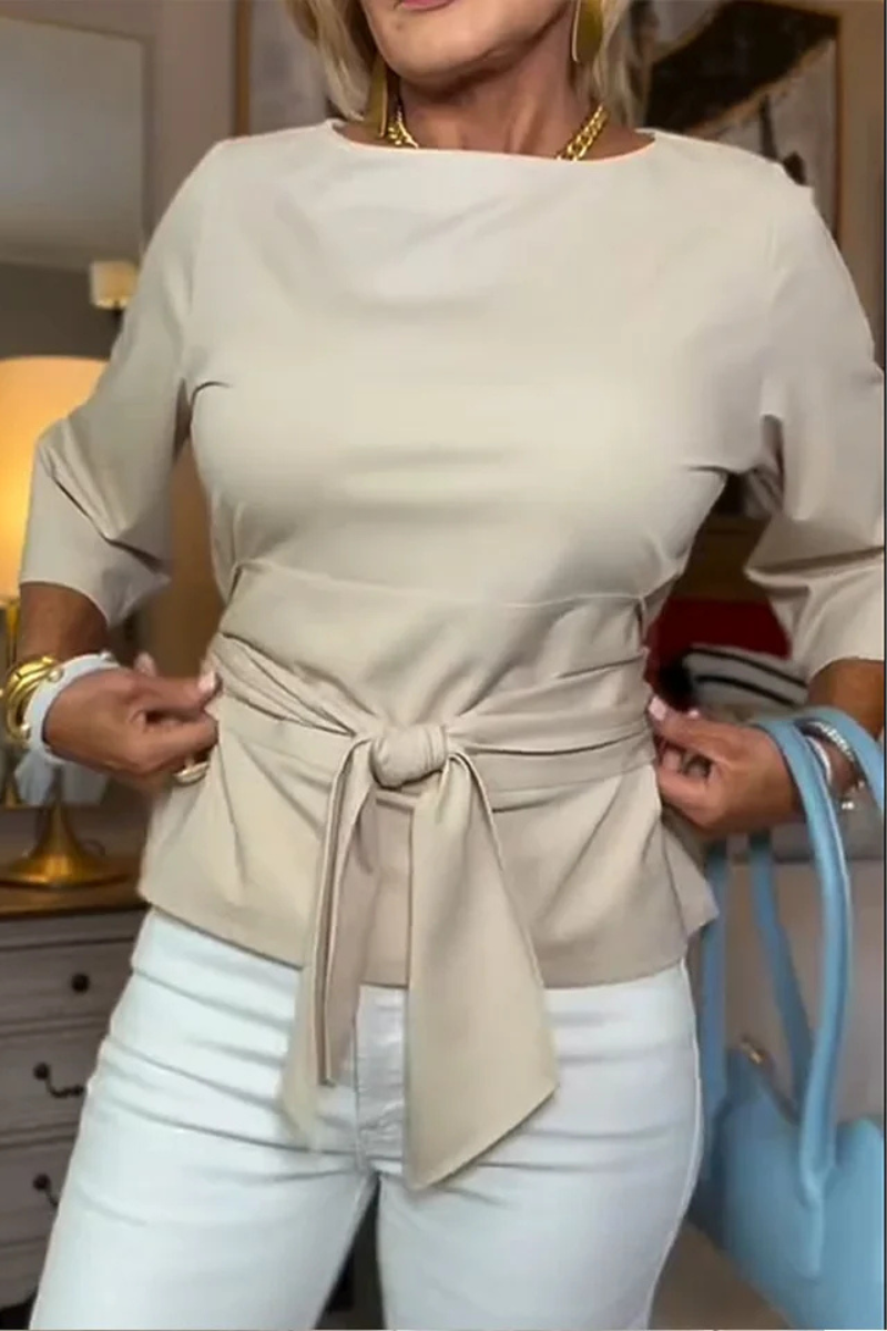 Maya – Elegant Top With Waist Cord