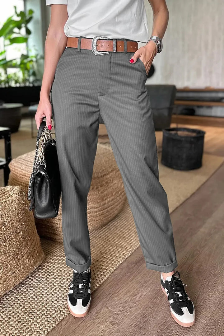 Betty – Elegant Striped Trousers