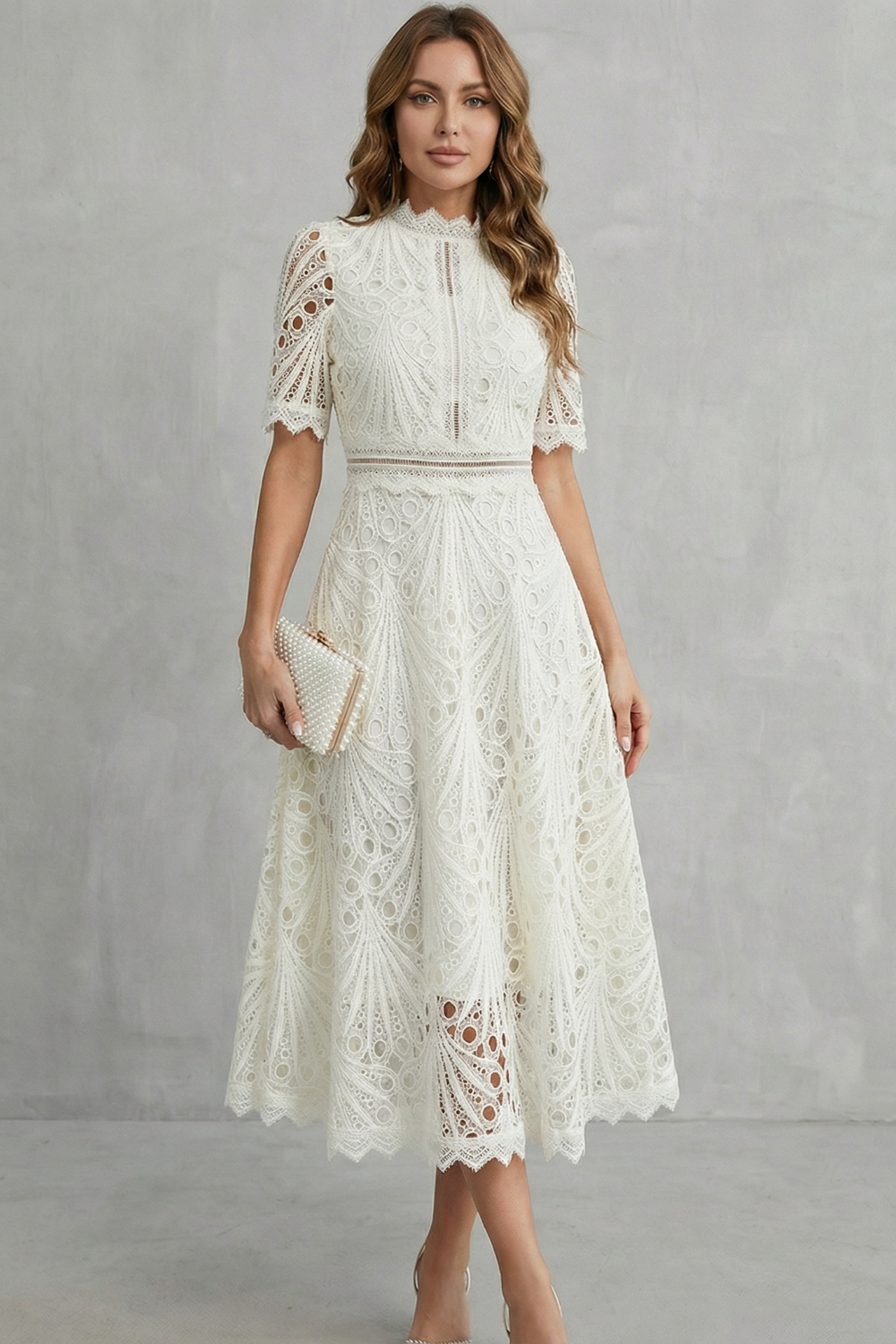 Patricia – Elegant Sequin Midi Dress