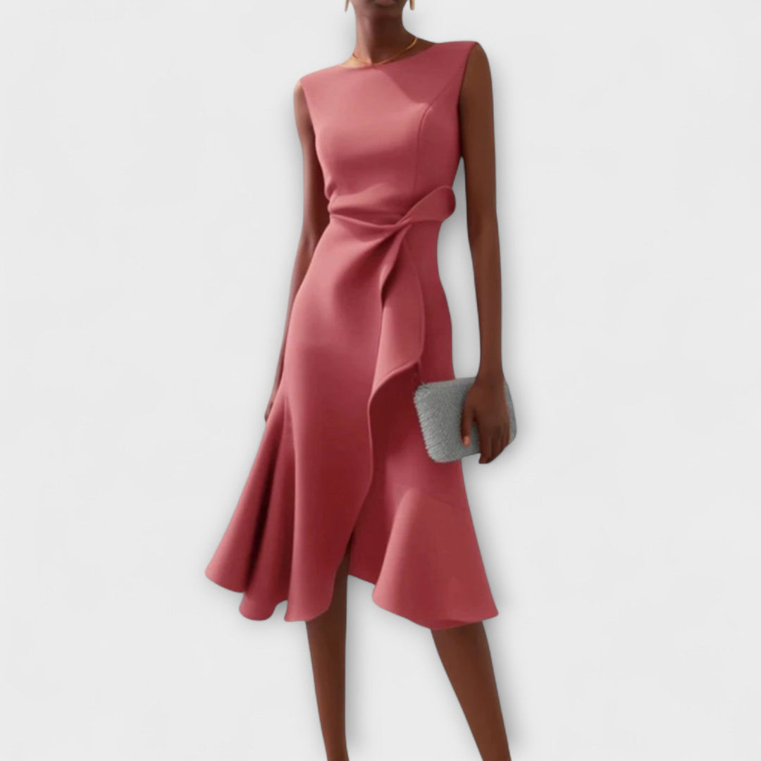 Amanda – Sophisticated Midi Dress