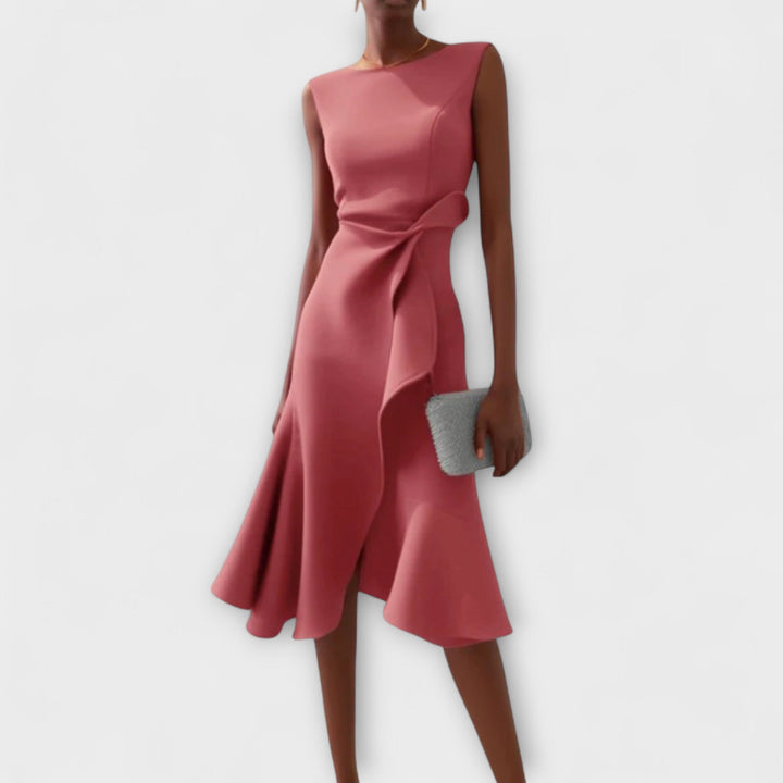Amanda – Sophisticated Midi Dress