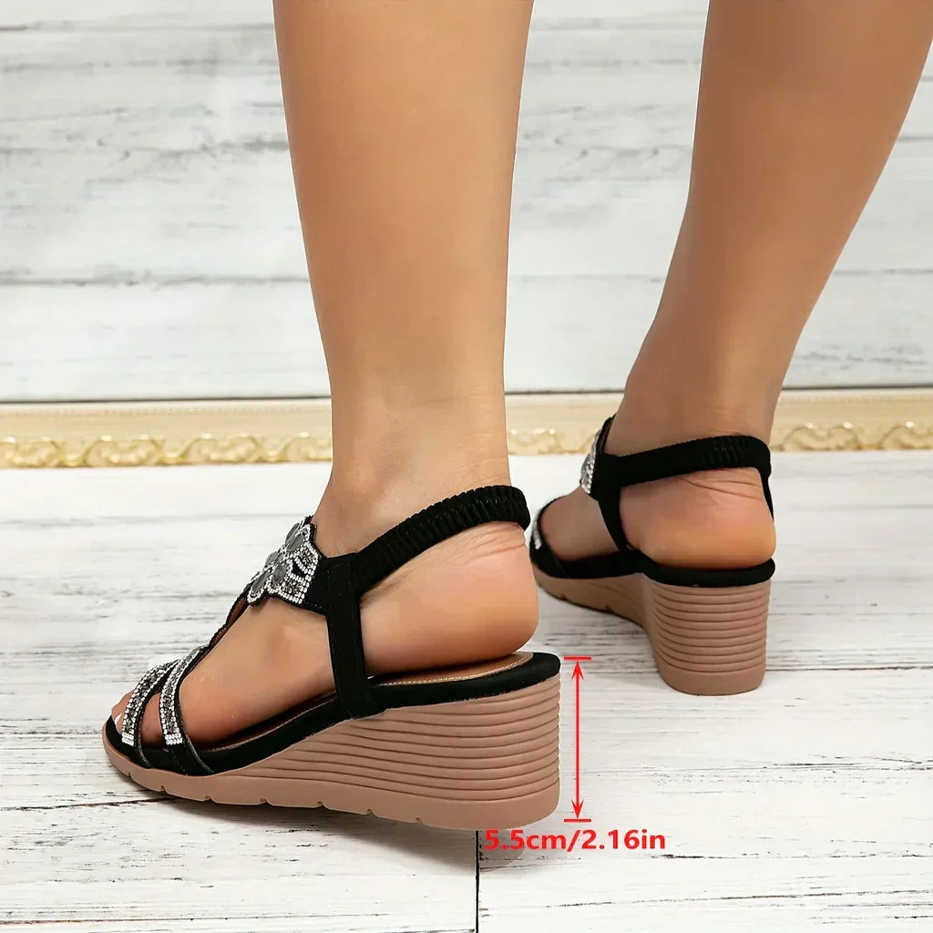 Barbara – Luxe Wedge Sandals