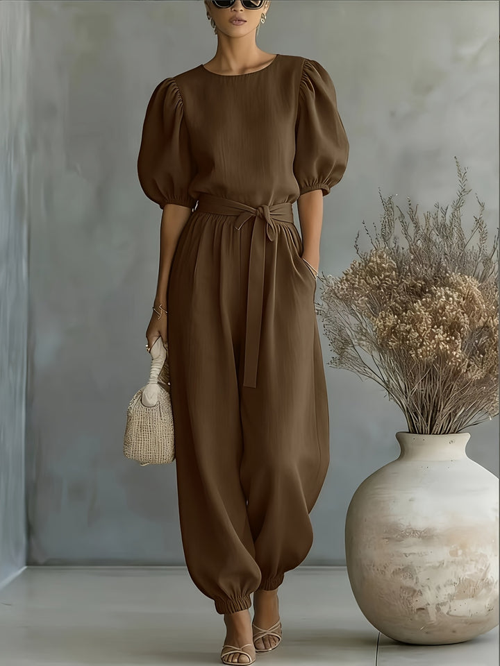 Judith – Bohemian Puff Sleeve Jumpsuit