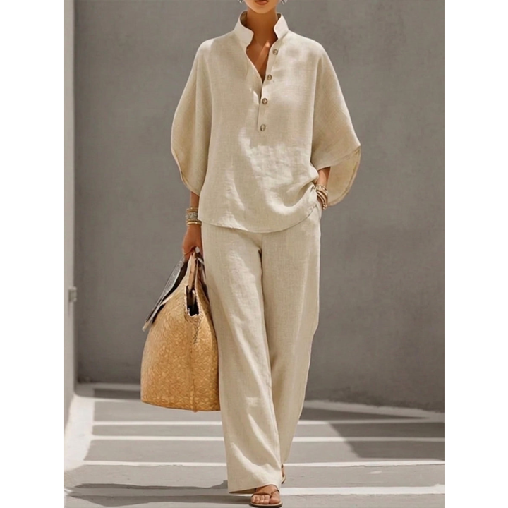 Nancy – Elegant Cotton Linen Set