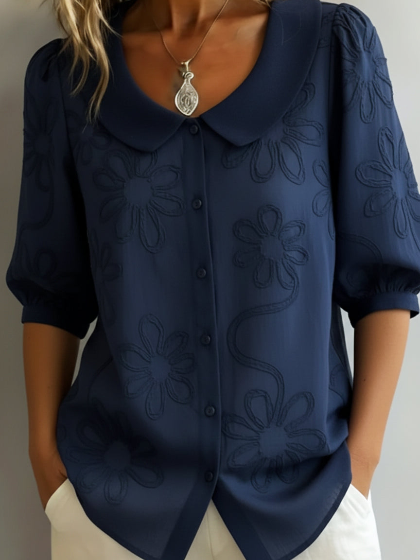 Betty – Light Floral Blouse