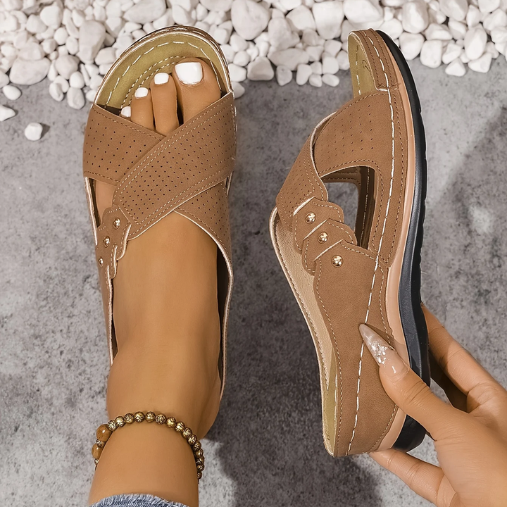 Michelle – Orthopedic Wedge Sandals