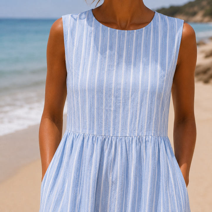 Alexis – Striped Beach Dress
